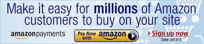 Amazon Payments integrated shopping cart